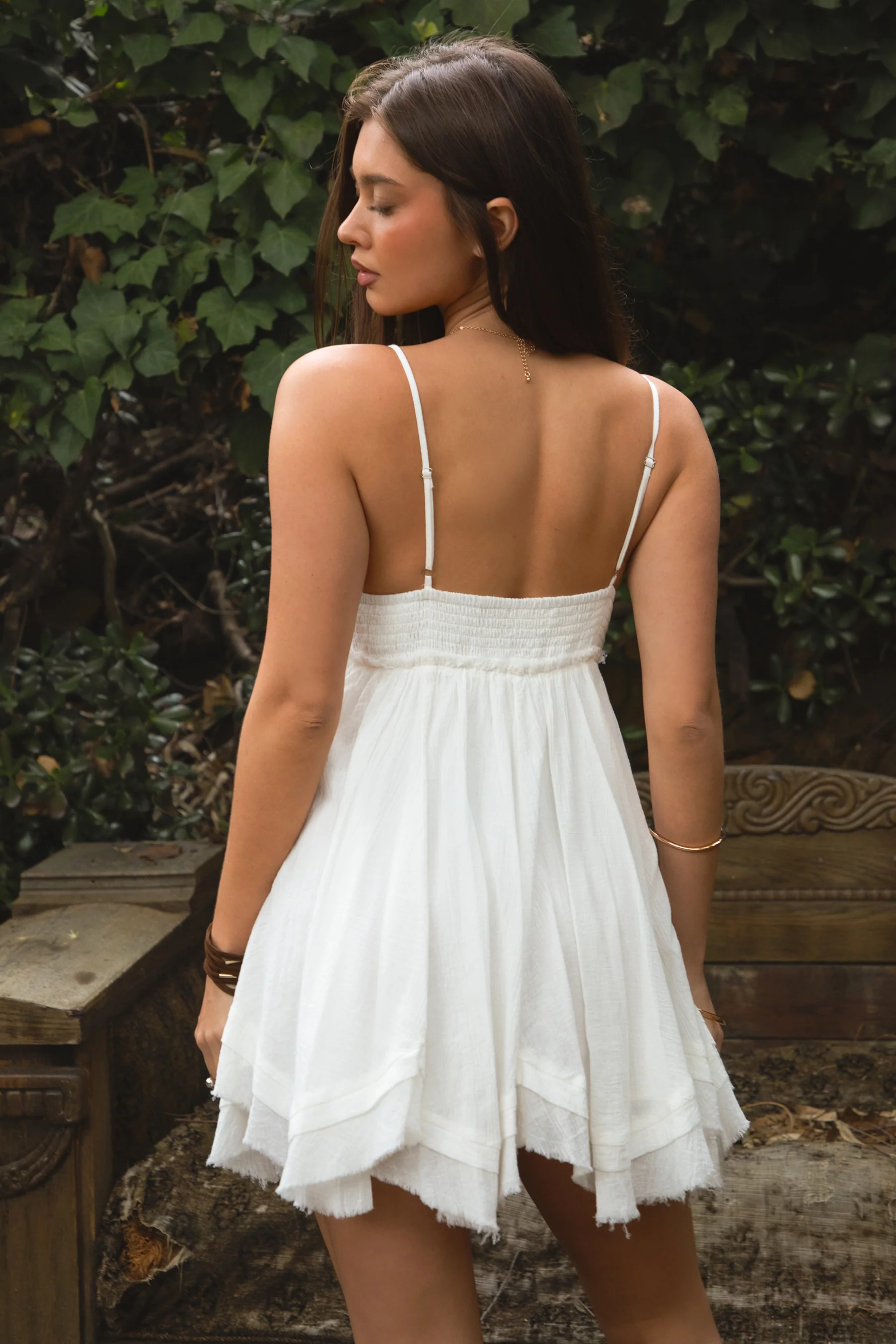 LUMI Frayed Hemline Baby Doll Dress - Image 10
