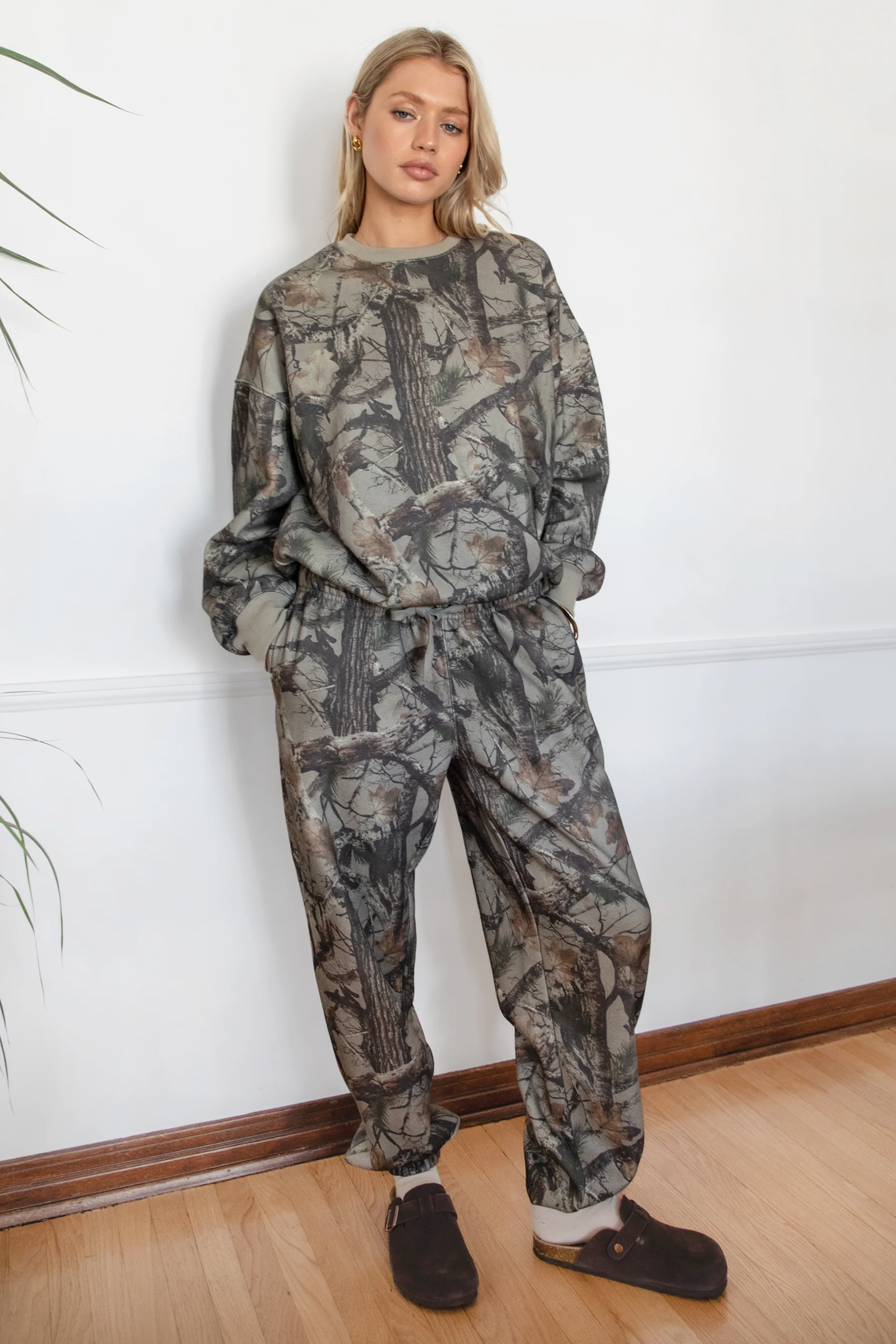 ELK Woodland Camo Cloud Fleece Lounge Joggers - Image 4