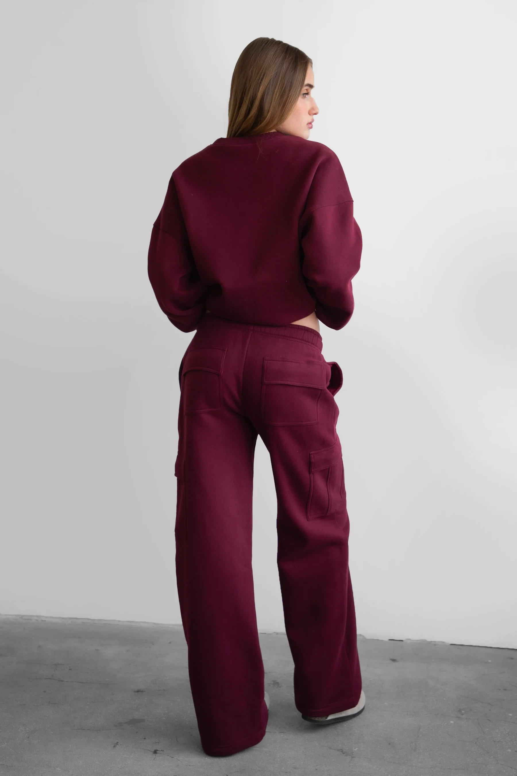 Hana Plush Fleece Cargo Pants - Image 10