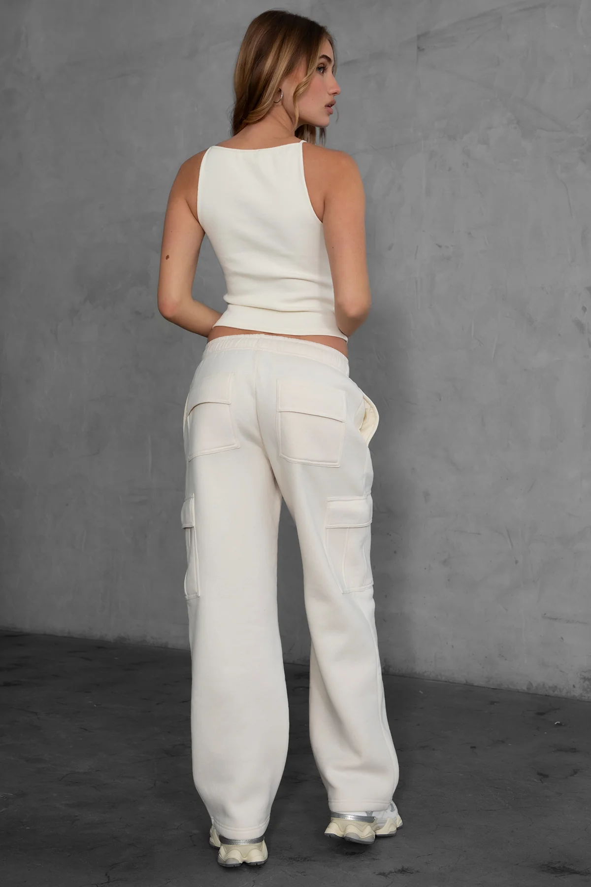 Hana Plush Fleece Cargo Pants - Image 13