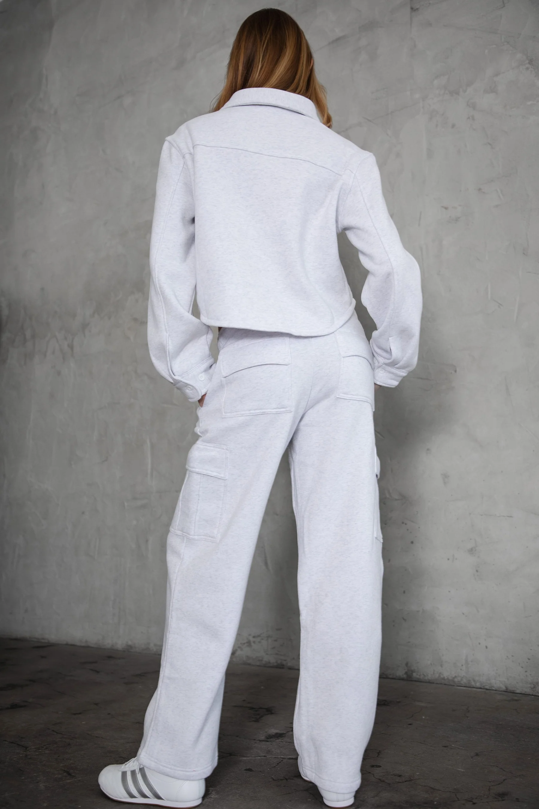 Hana Plush Fleece Cargo Pants - Image 7