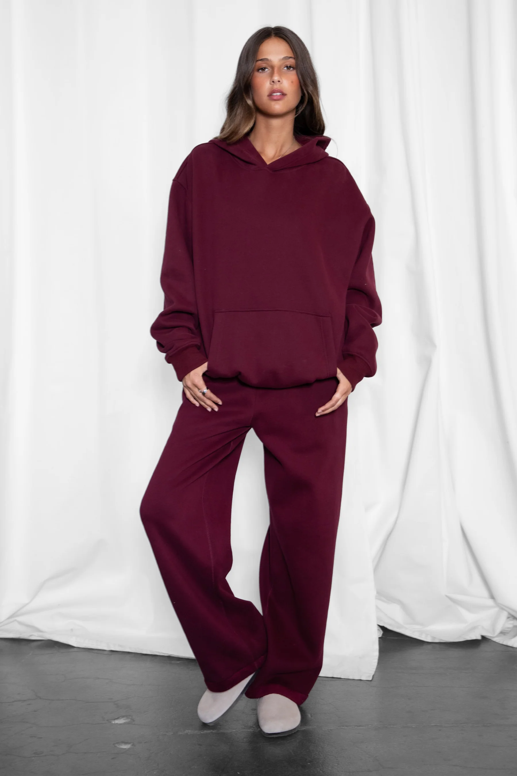 LANI Cloud Fleece Wide Leg Sweatpants [Partial Pre-order] - Image 20