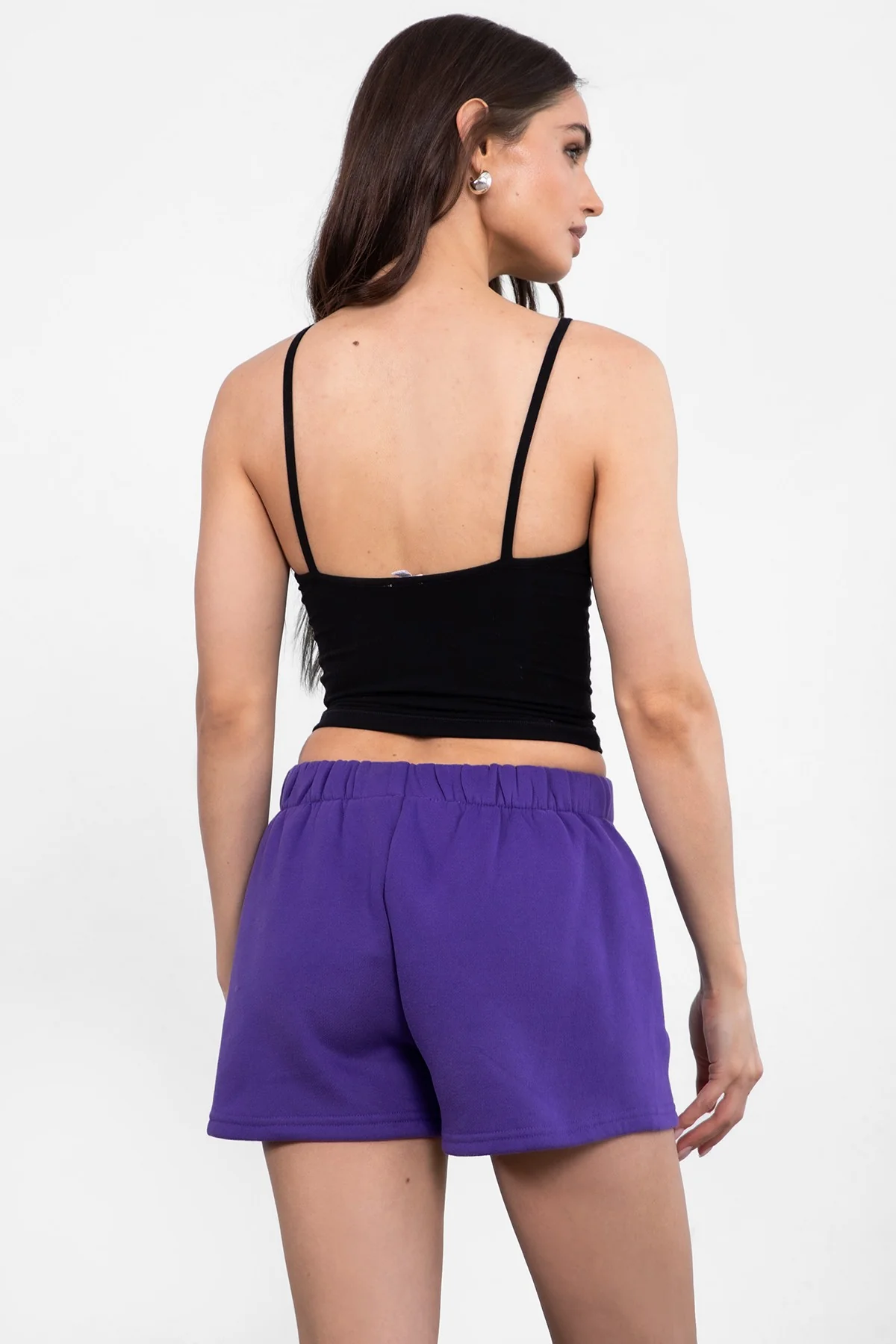 Momo Plush Fleece Casual High Waist Shorts - Image 41