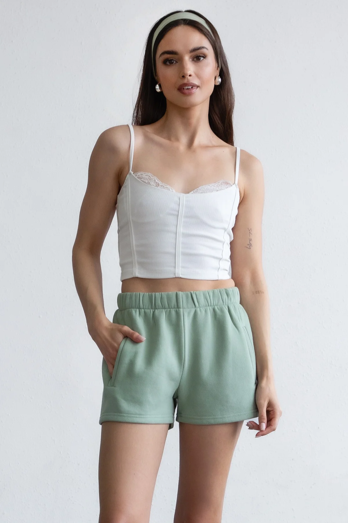 Momo Plush Fleece Casual High Waist Shorts - Image 44