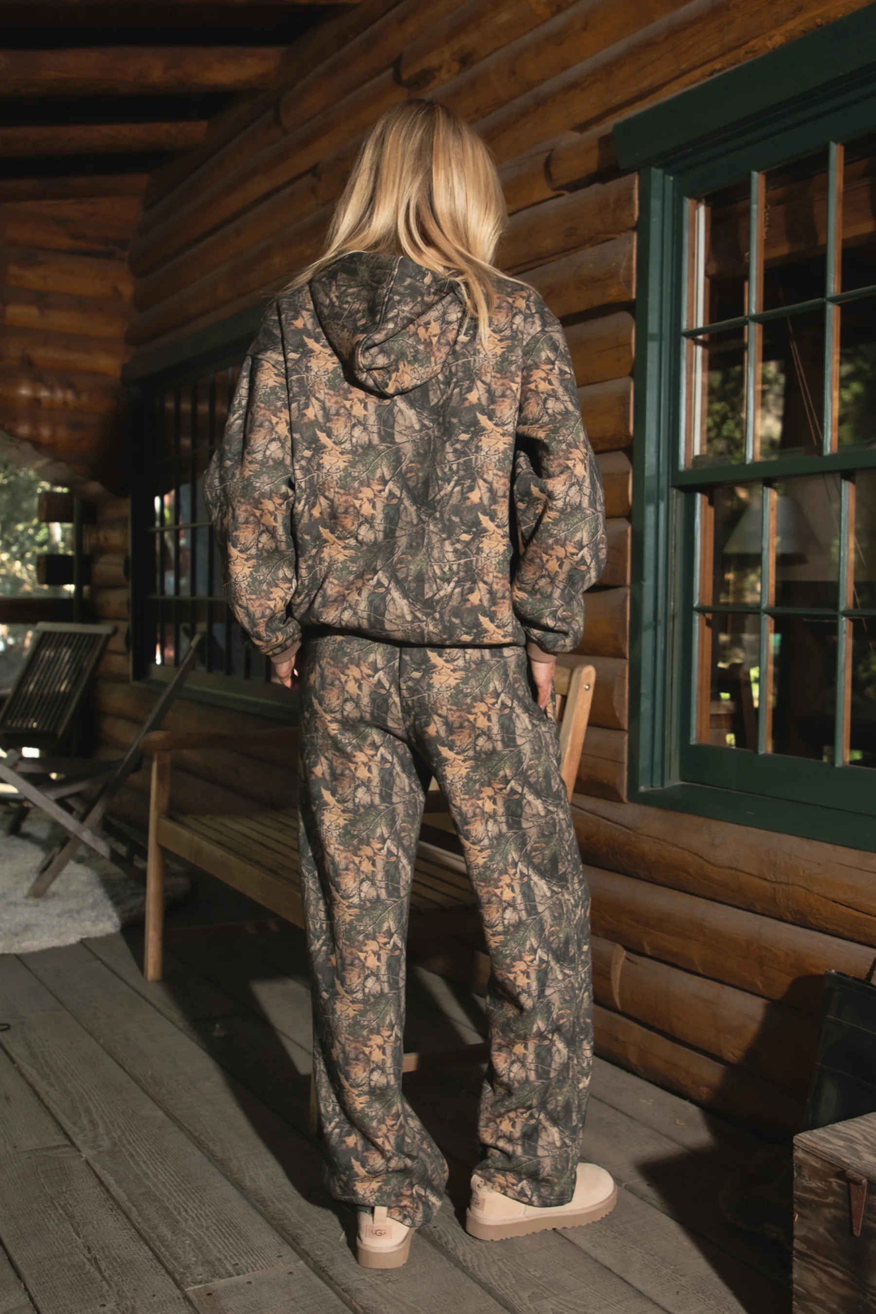 BAYOU Dark Camo Cloud Fleece Sweatpants - Image 4