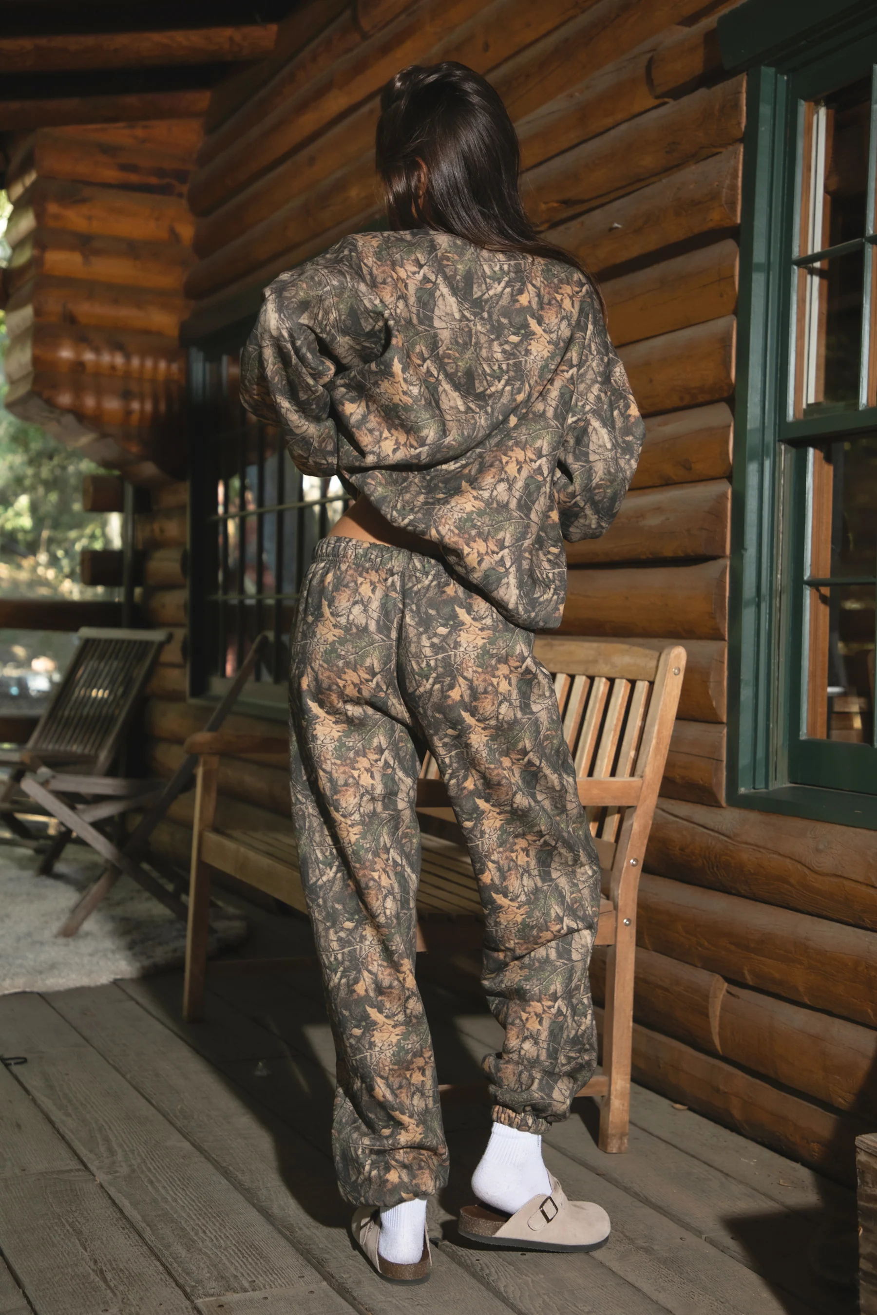 BAYOU Dark Camo Cloud Fleece Sweatpants - Image 3
