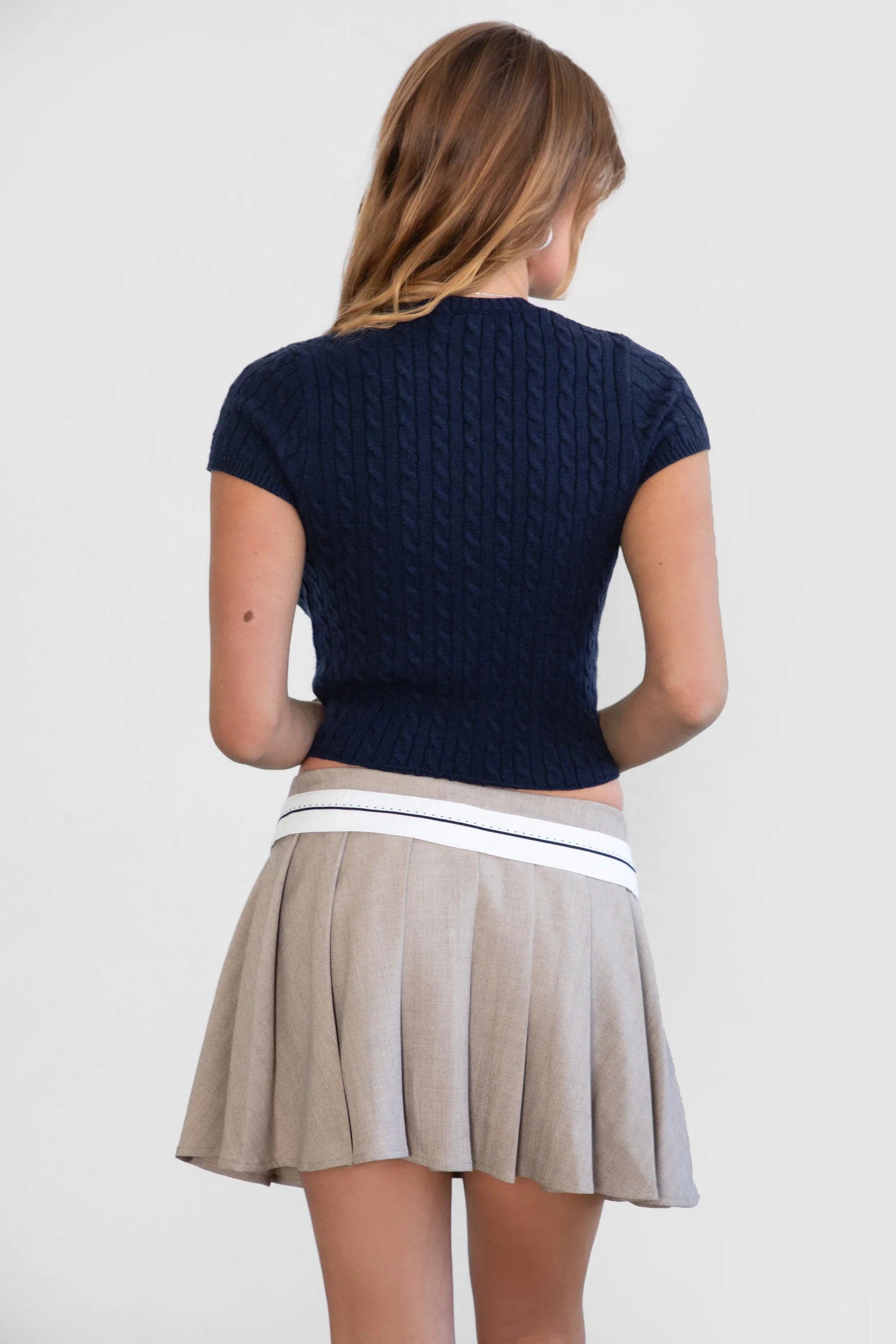 JENS Heathered Twill Mini Skirt - Image 6