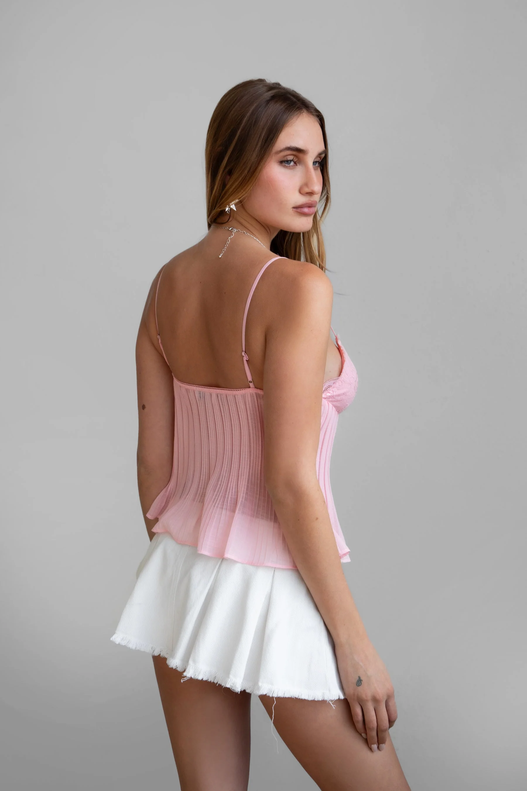 ANGEE Chiffon Babydoll Cami Top - Image 8