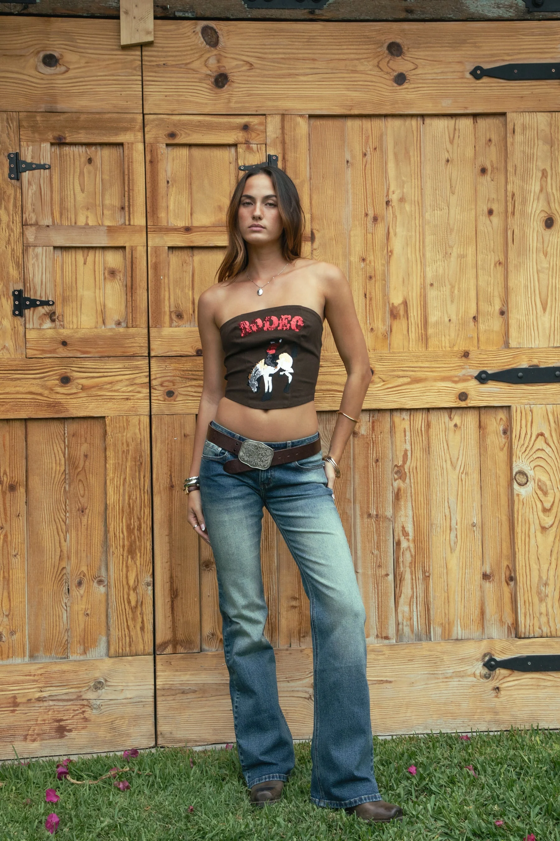 RODEA Strapless Western Bustier Top - Image 4