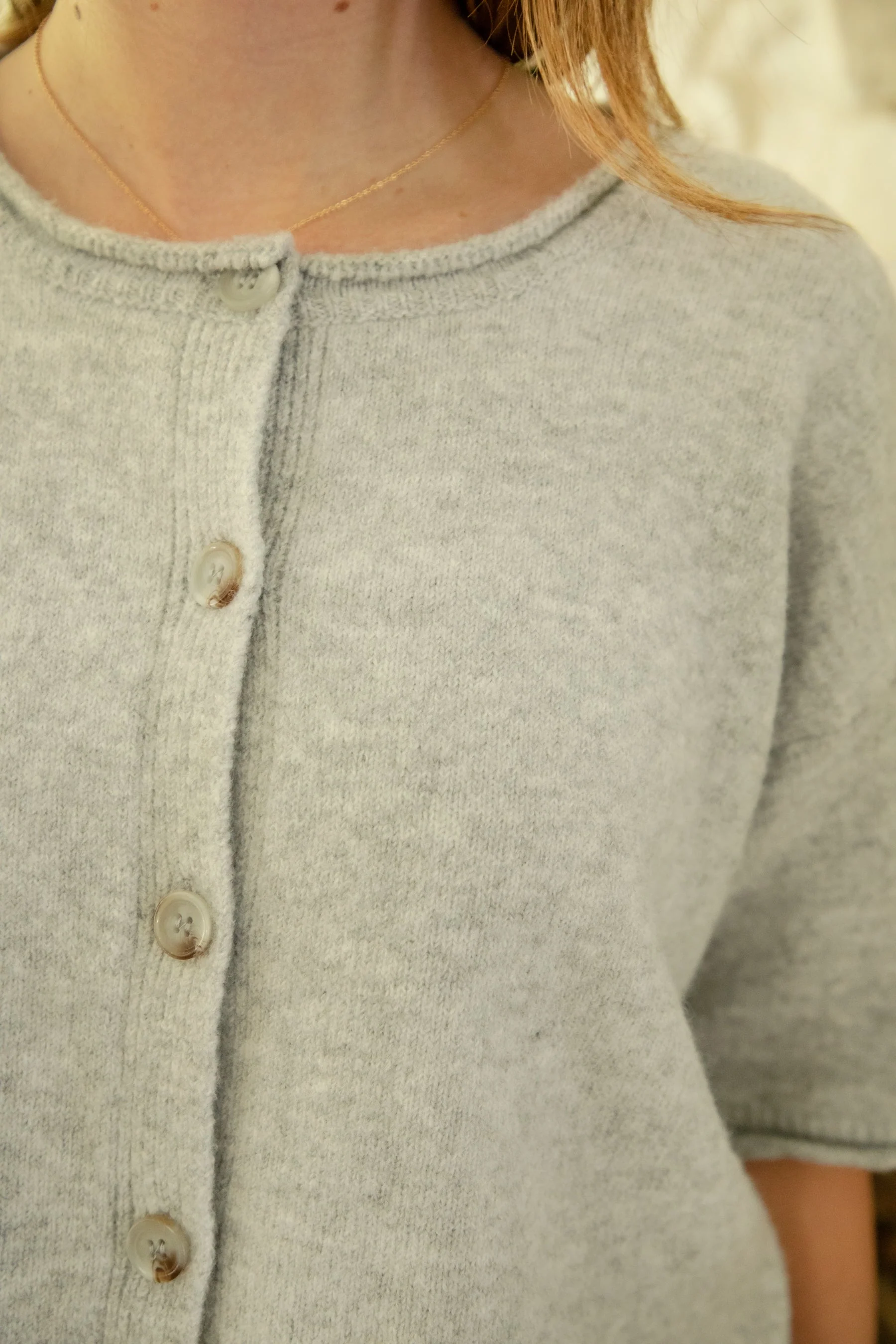 HOLLIS Roll Neck Drop Shoulder Knit Sweater - Image 2