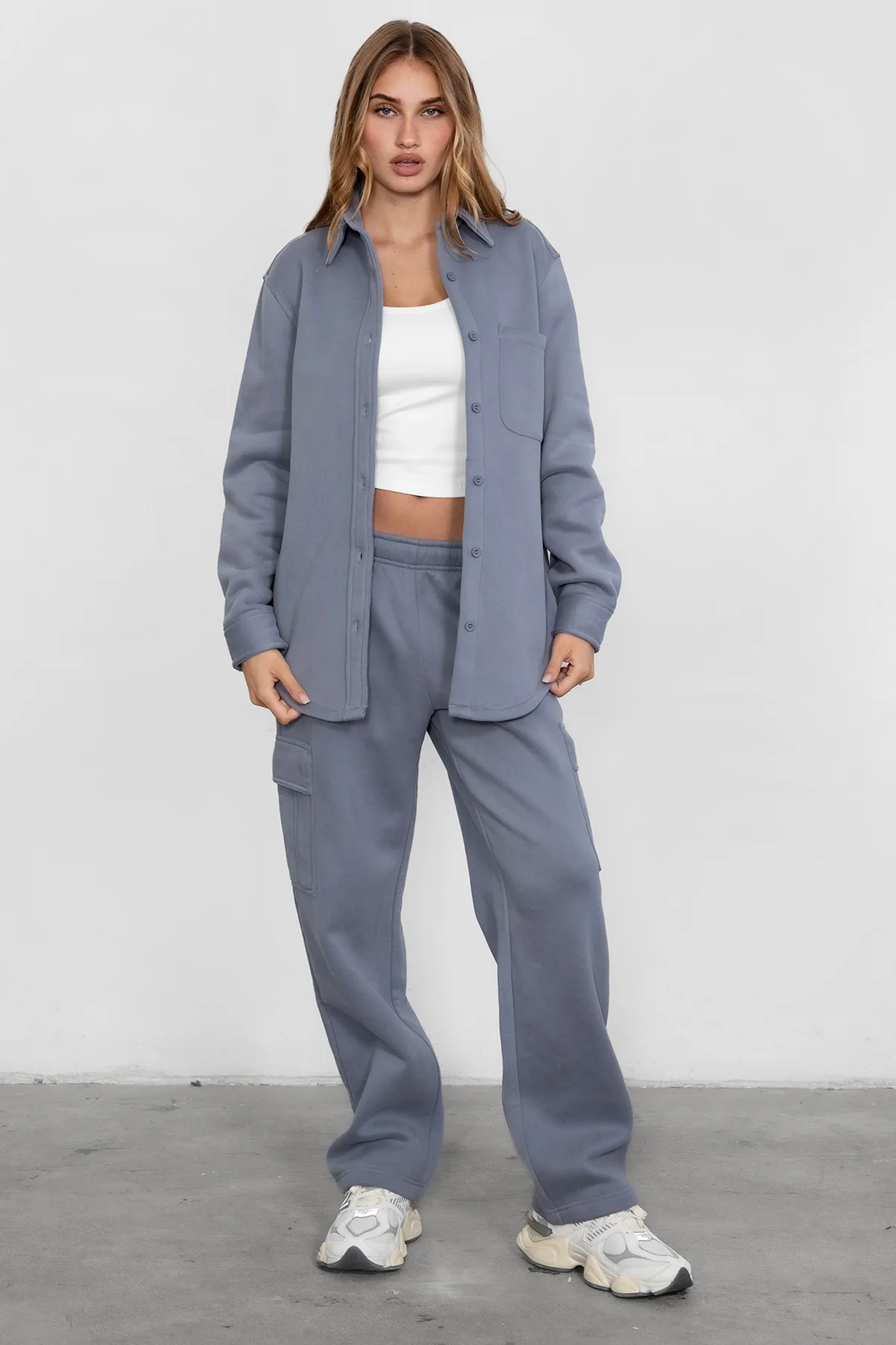 Tayler Plush Fleece Oversized Shacket - Image 3