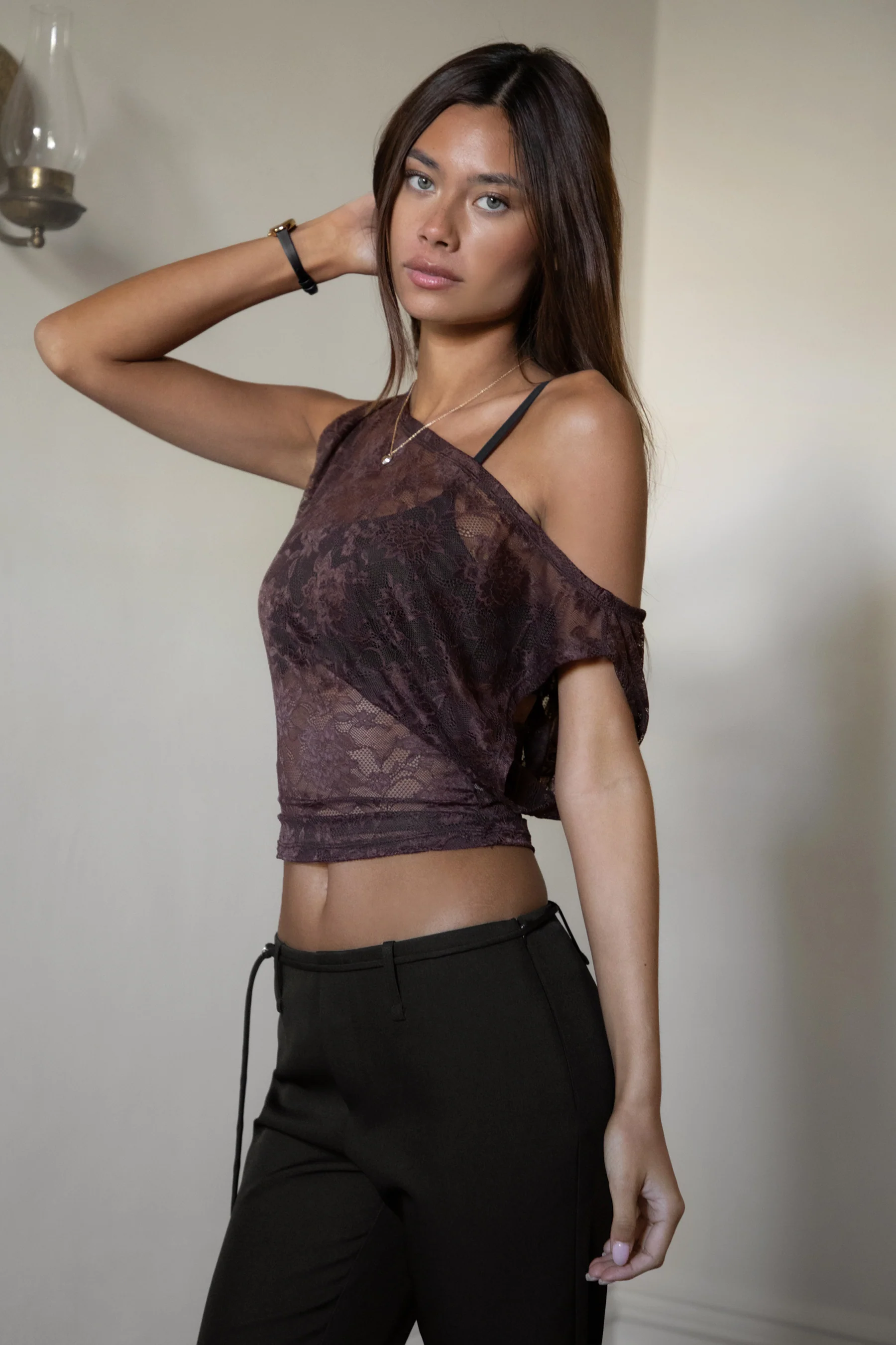 ELAN Lace Off The Shoulder Top - Image 14