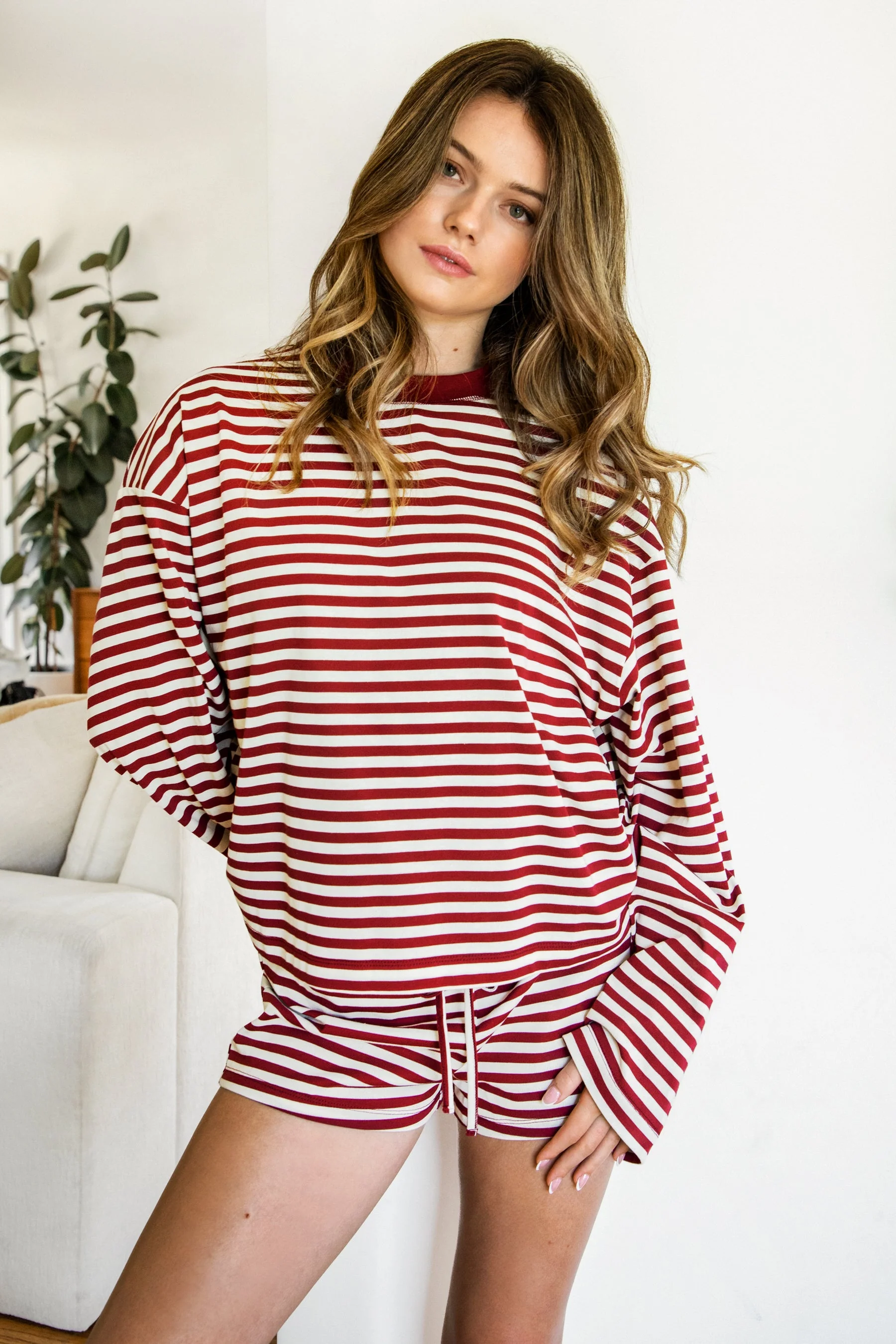 MARLOWE Striped Long Sleeve Top [Partial Pre-order] - Image 14