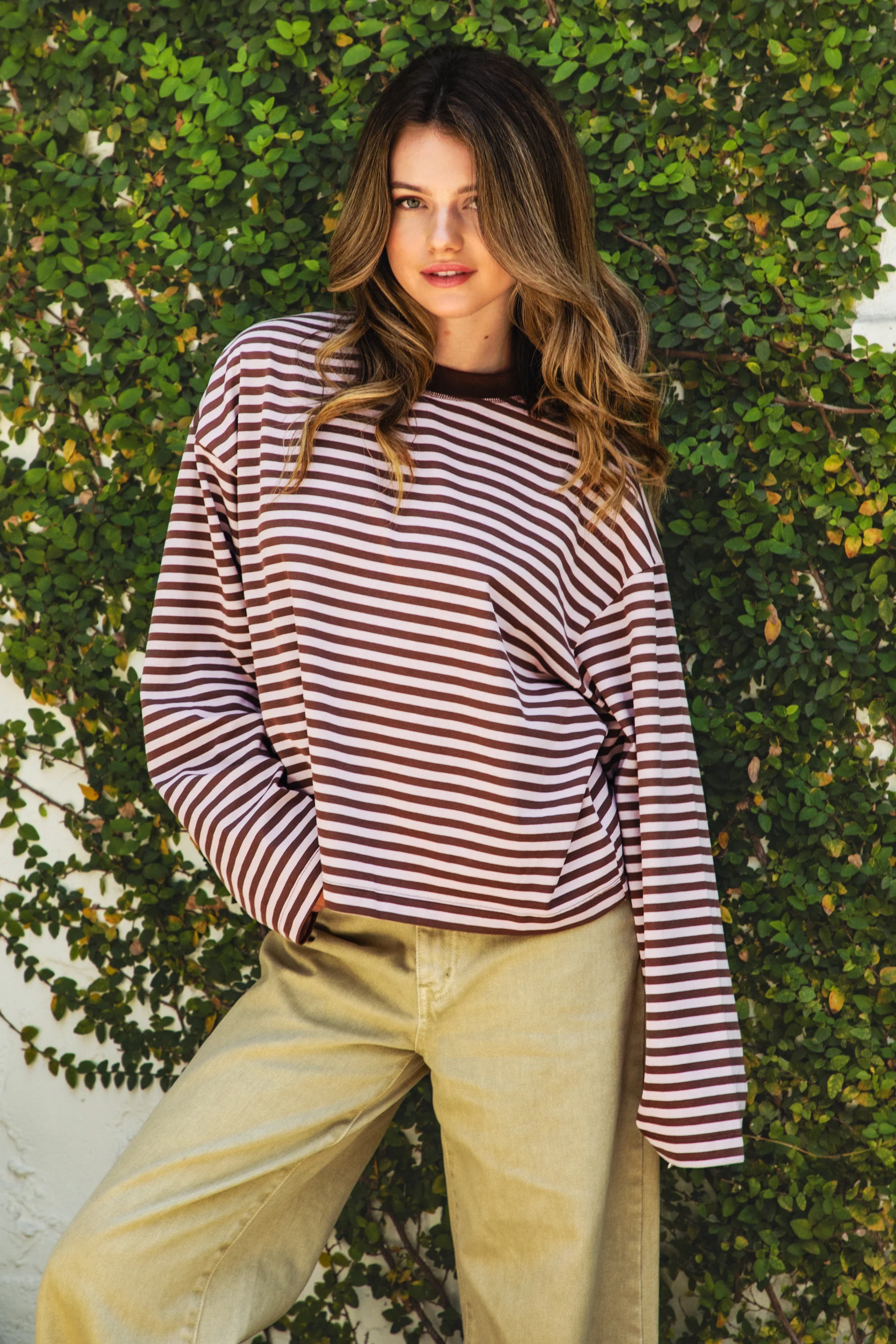 MARLOWE Striped Long Sleeve Top [Partial Pre-order] - Image 2