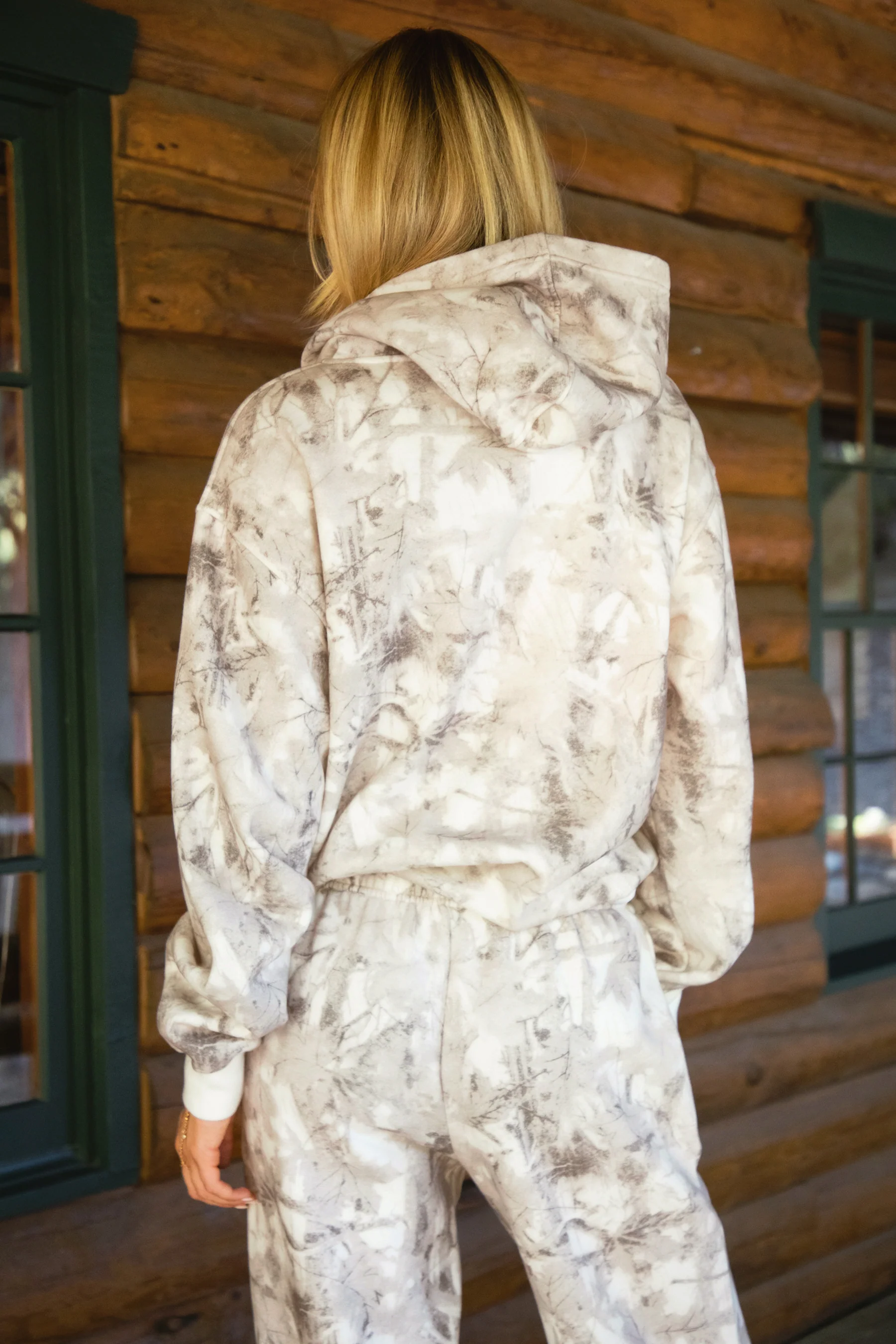AVERY Light Woodland Camo Cloud Fleece Classic Hoodie - Image 3