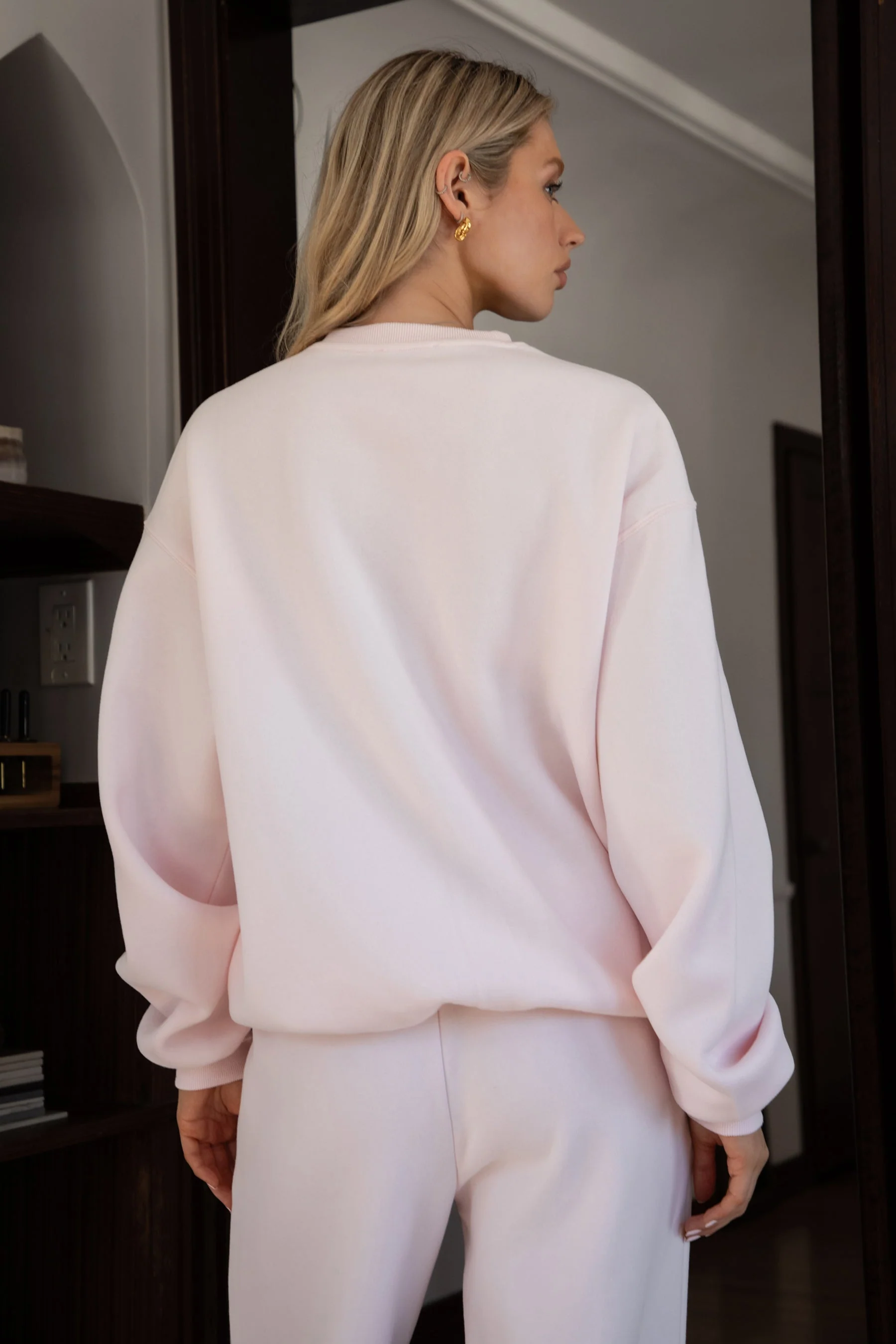 LANI Cloud Fleece Crew Neck Pullover Sweatshirt - Image 14