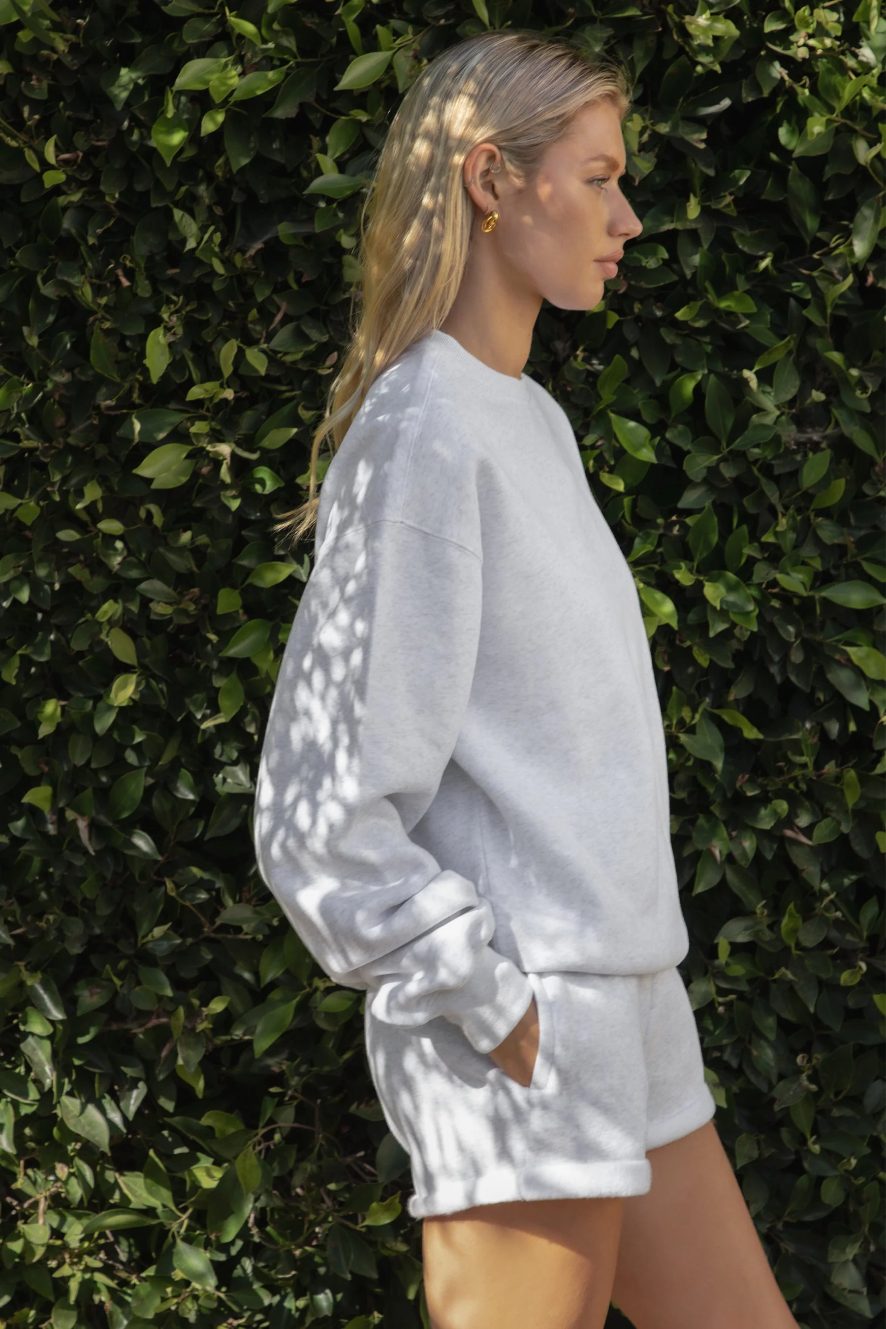 LANI Cloud Fleece Crew Neck Pullover Sweatshirt - Image 17