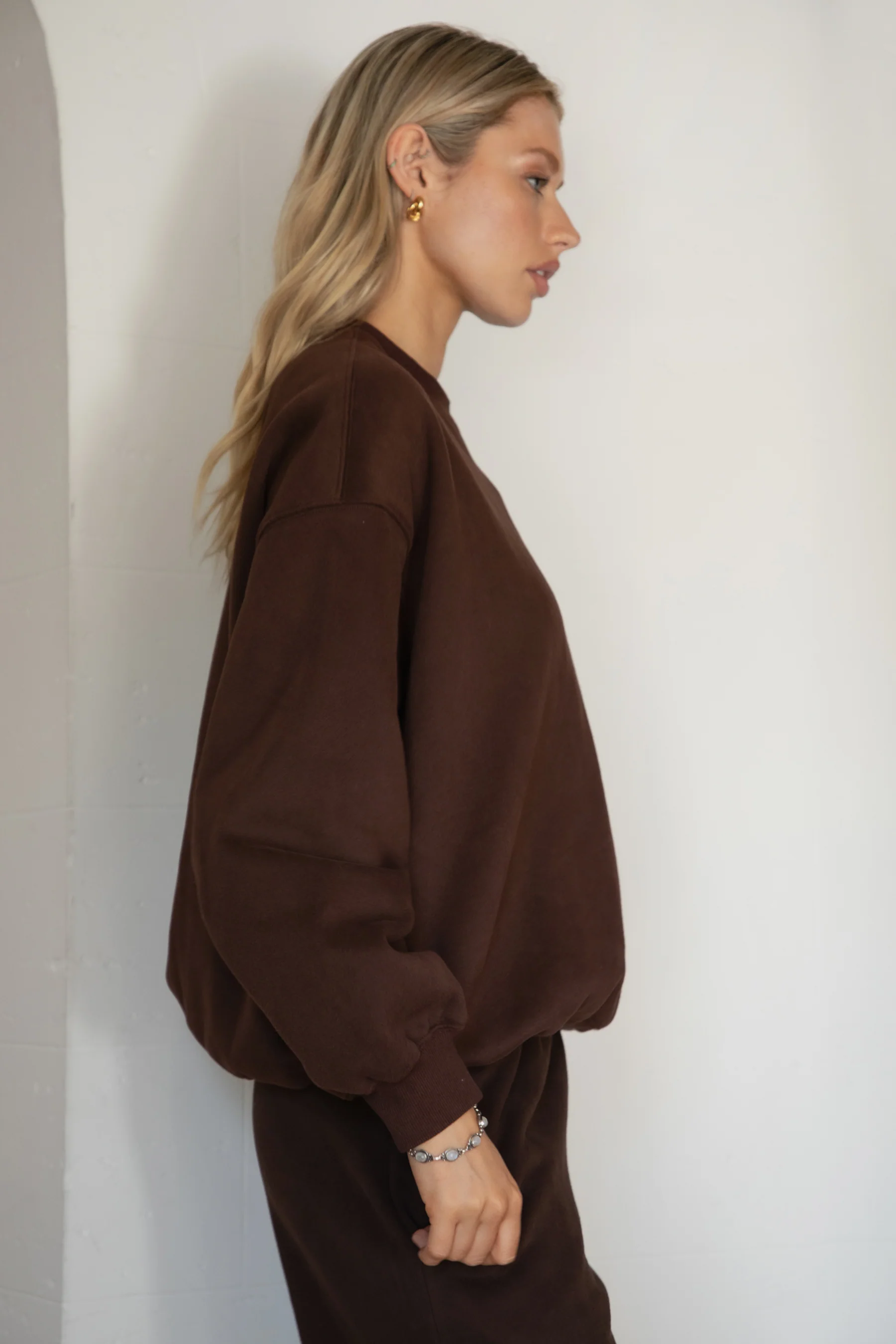 LANI Cloud Fleece Crew Neck Pullover Sweatshirt - Image 21
