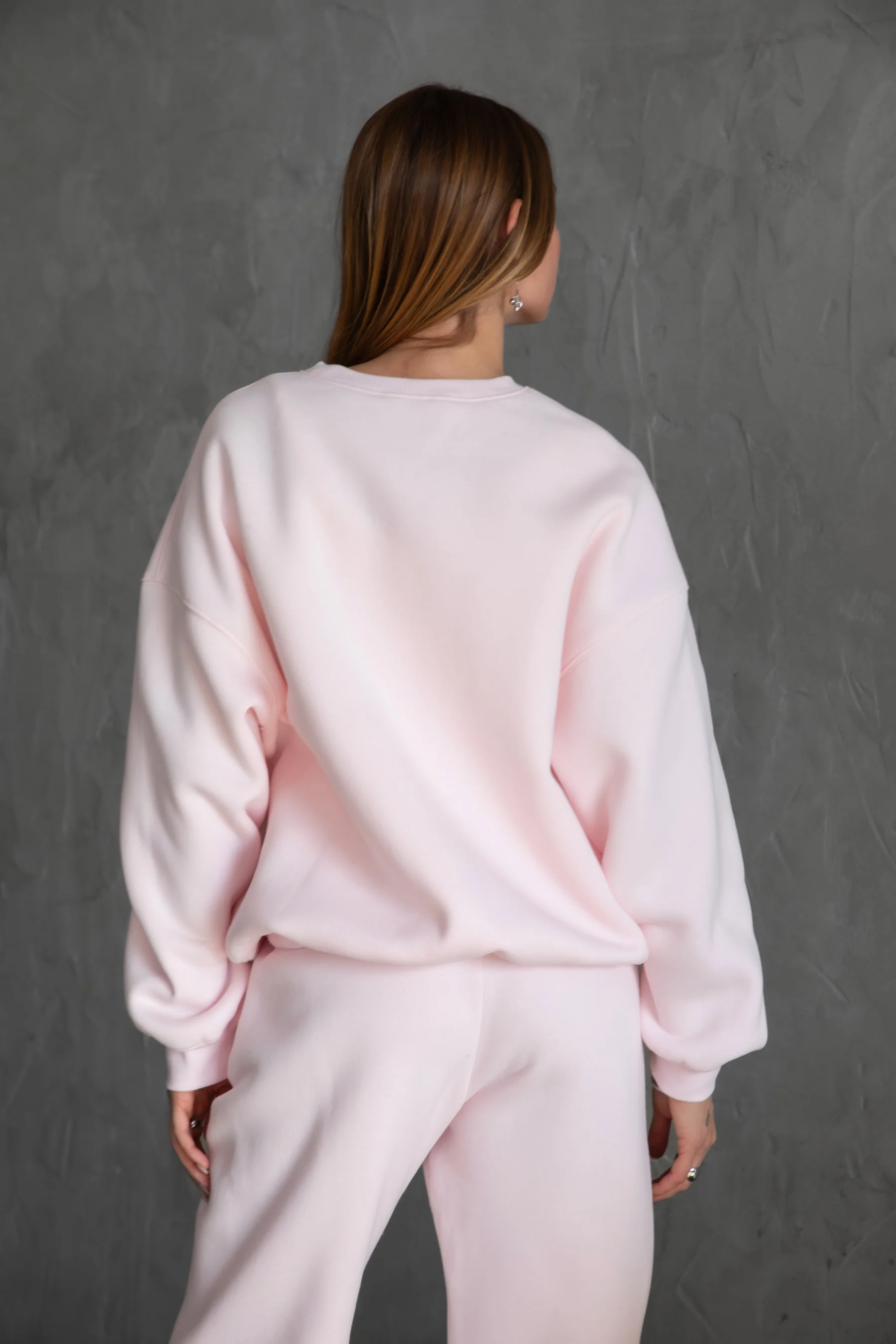 VARSITY Plush Fleece Crew Neck Sweatshirt - Image 64