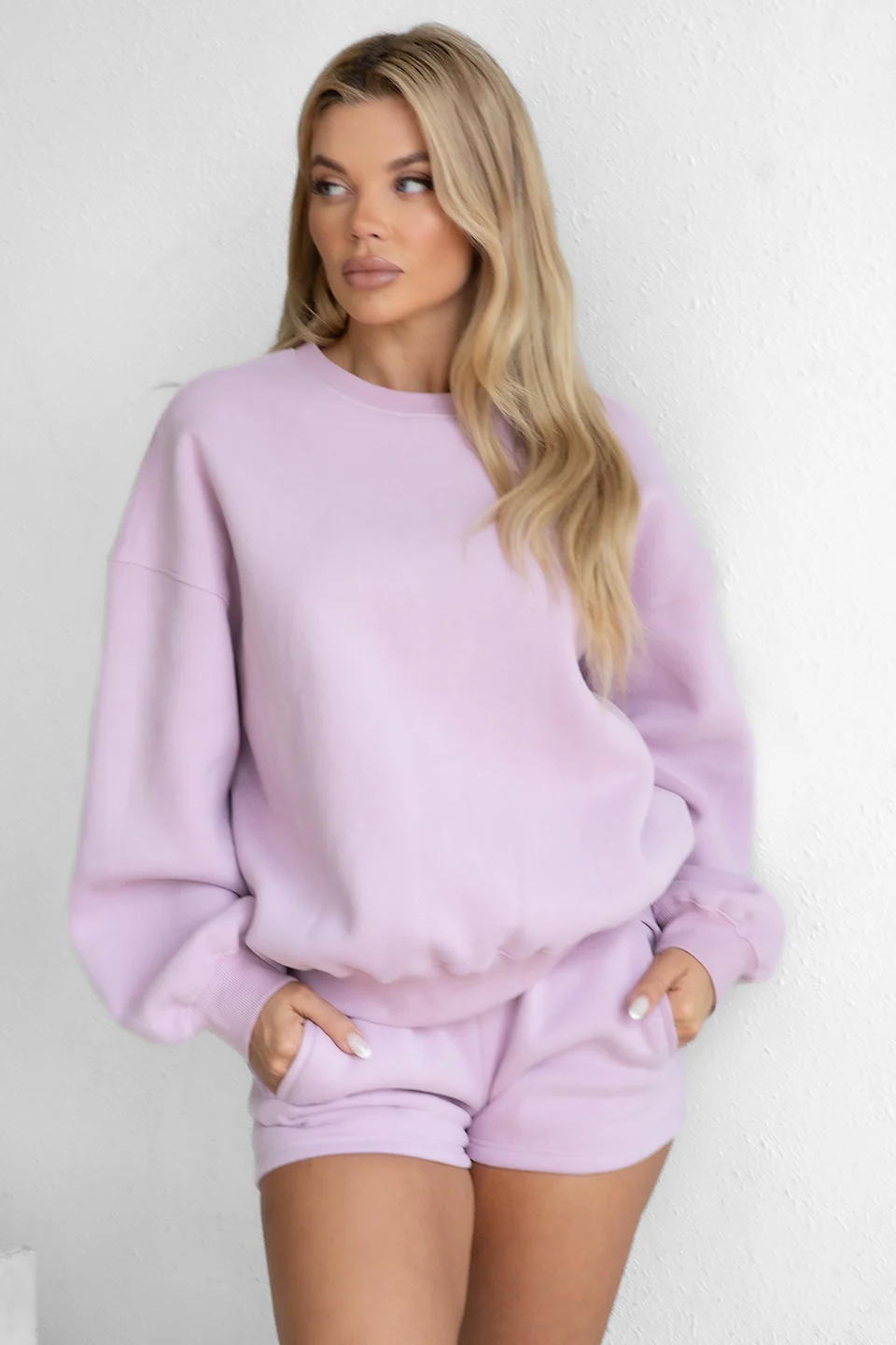 VARSITY Plush Fleece Crew Neck Sweatshirt - Image 83